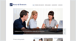 Desktop Screenshot of dbabogados.com
